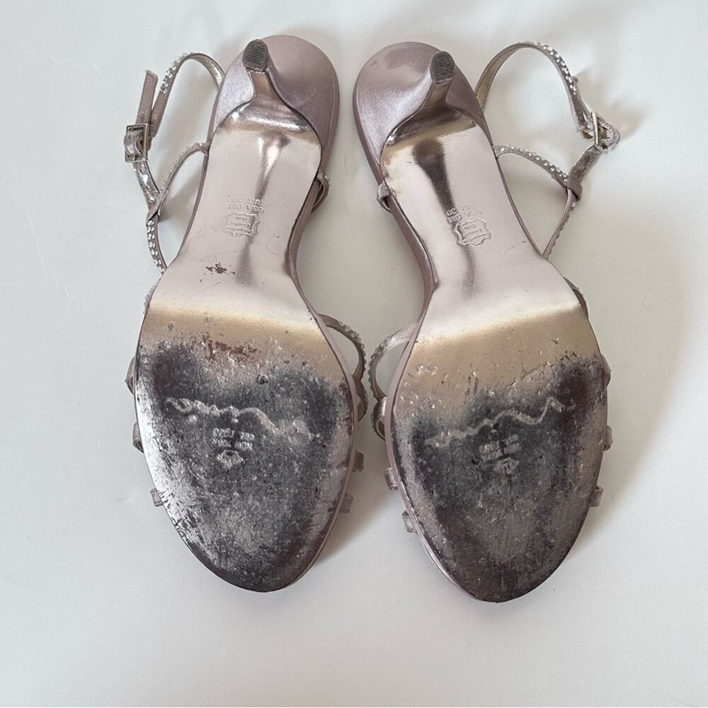 Nina Champagne Platform Sandal Size 9M - Picture 5 of 11